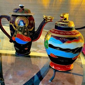 Asian art- hand painted made in Japan